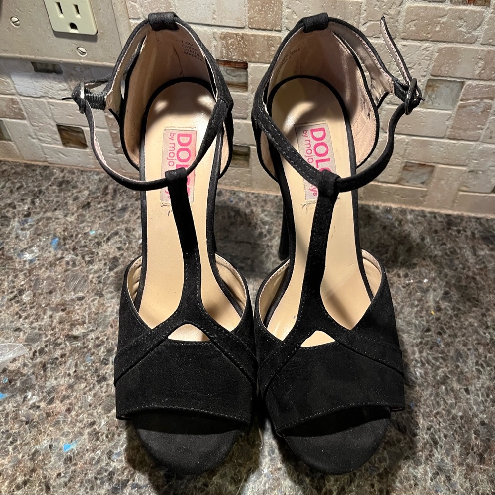 Dolce by Mojo Moxy Black Platform Shoes